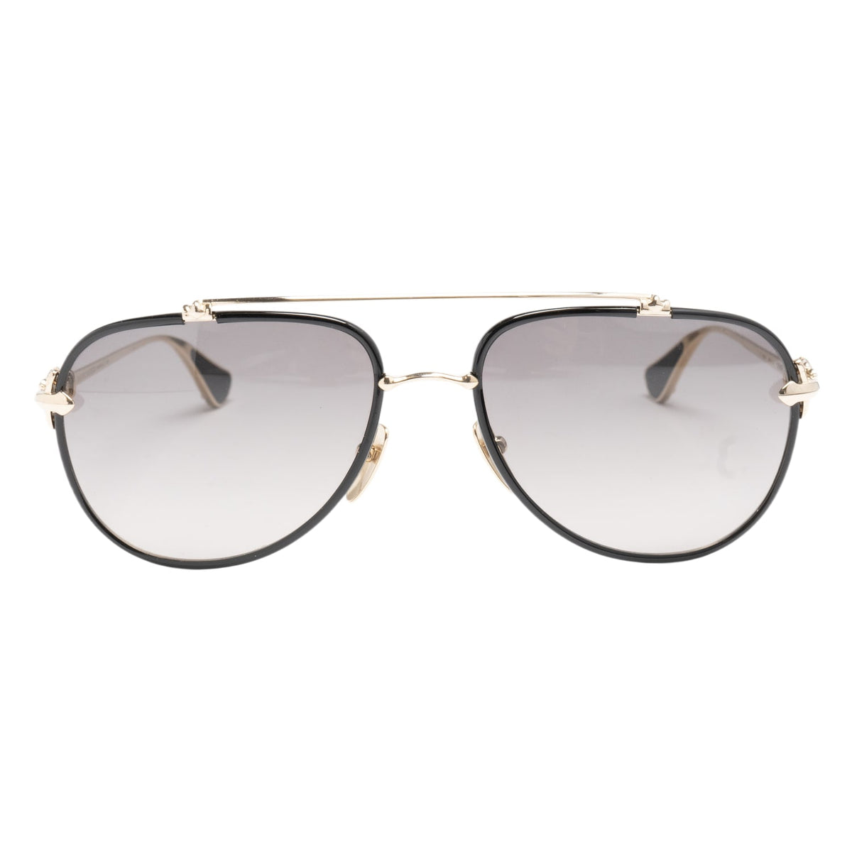Chrome Hearts 'Spinner' Gold Sunglasses
