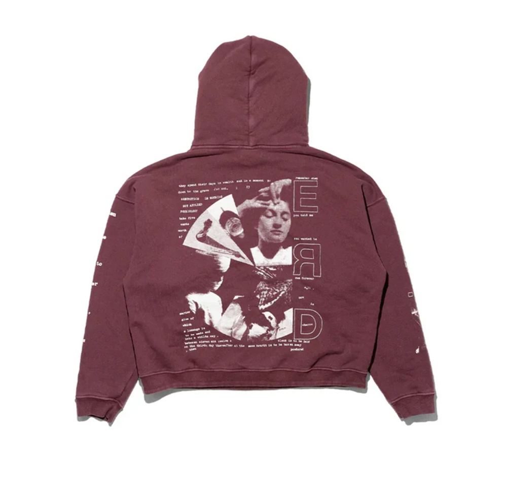 Enfants Riches Déprimés 'Remember When' Burgundy Hoodie