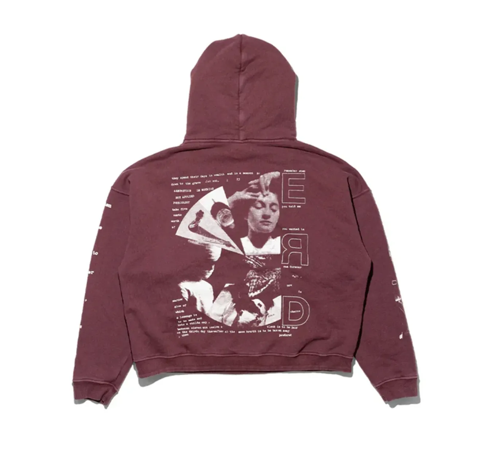 Enfants Riches Déprimés 'Remember When' Burgundy Hoodie