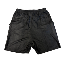 Rick Owens 'Black' Composite Leather Bauhaus Shorts