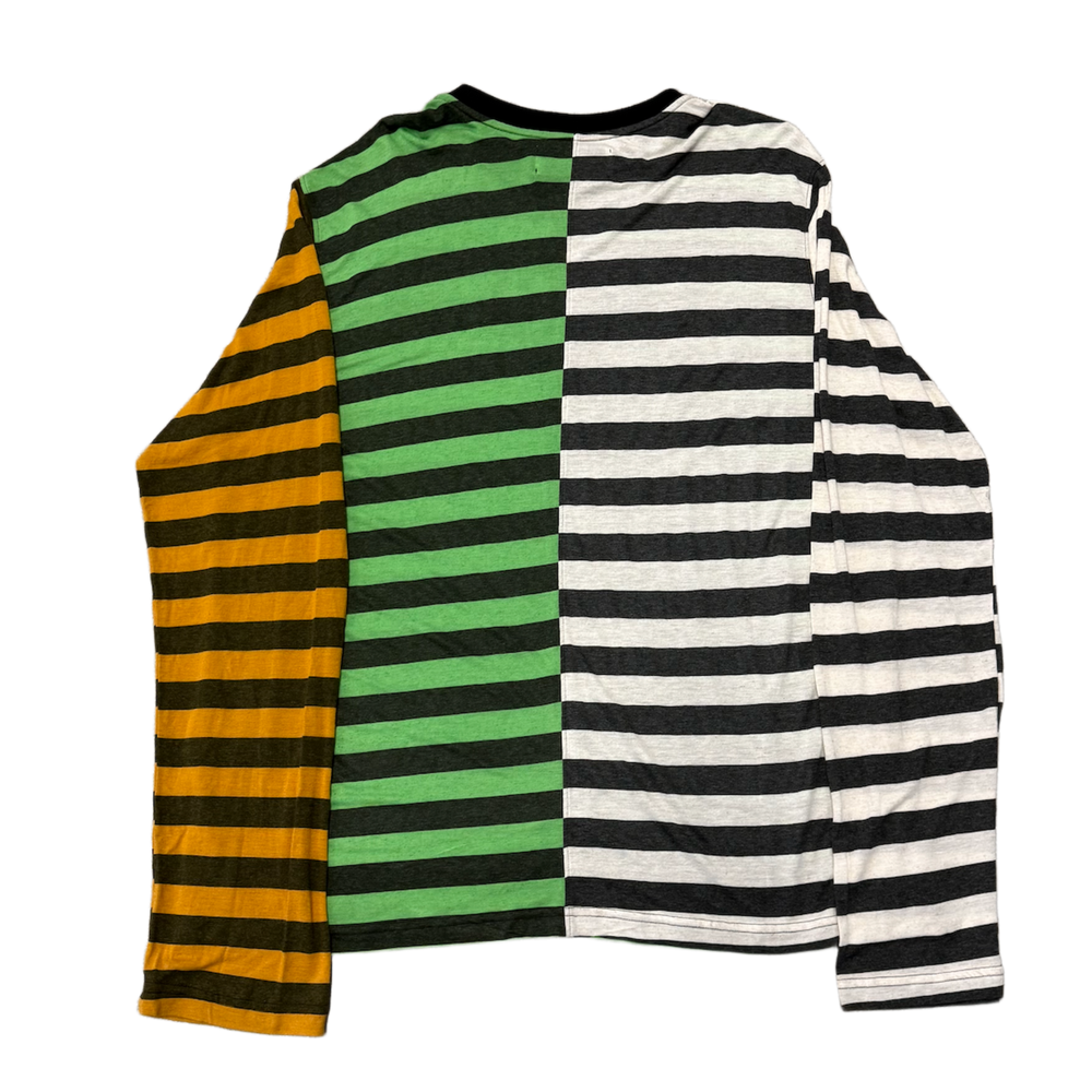 Satoshi Nakamoto 'Offset Stripe' Longsleeve Tee