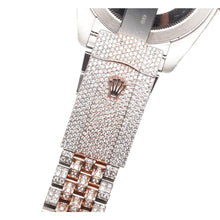Rolex Datejust 'Sundust Pink' 41MM 126331 Fully Iced Watch