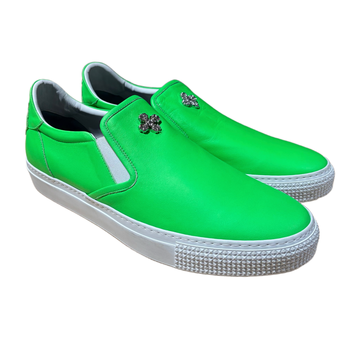 Chrome Hearts 'Green' Filagree Slip-On