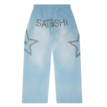 Satoshi Nakamoto 'Blue' Star Studded Sweatpants