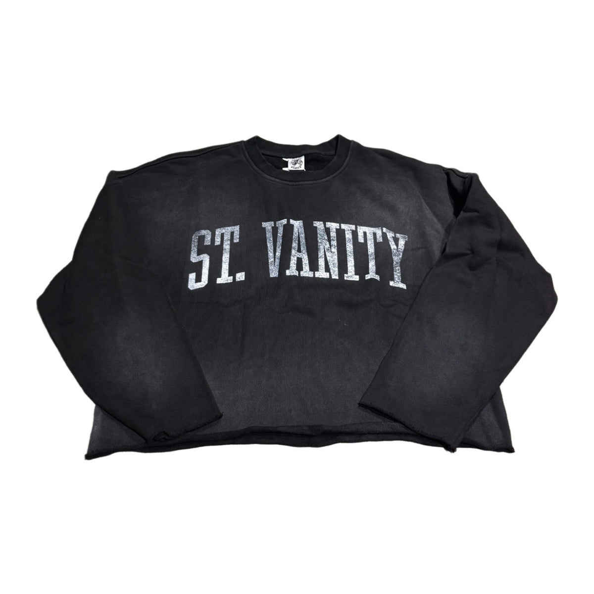 Saint Vanity 'Black' Ash Crewneck