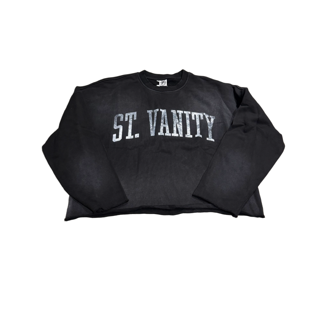 Saint Vanity 'Black' Ash Crewneck