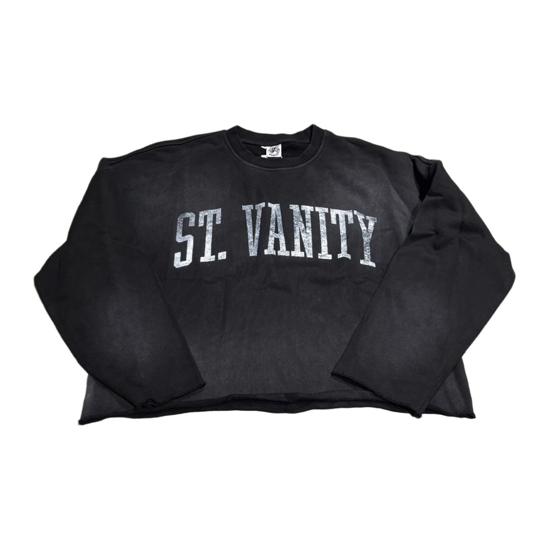 Saint Vanity 'Black' Ash Crewneck