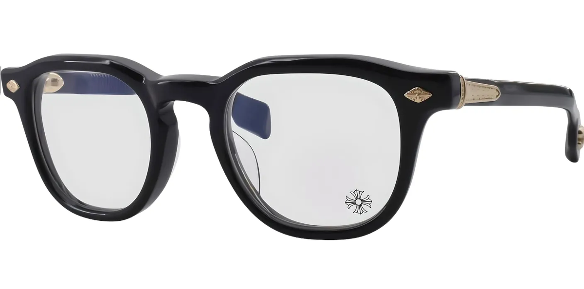 Chrome Hearts 'Black/Gold' Chirp Chirp Frames Glasses