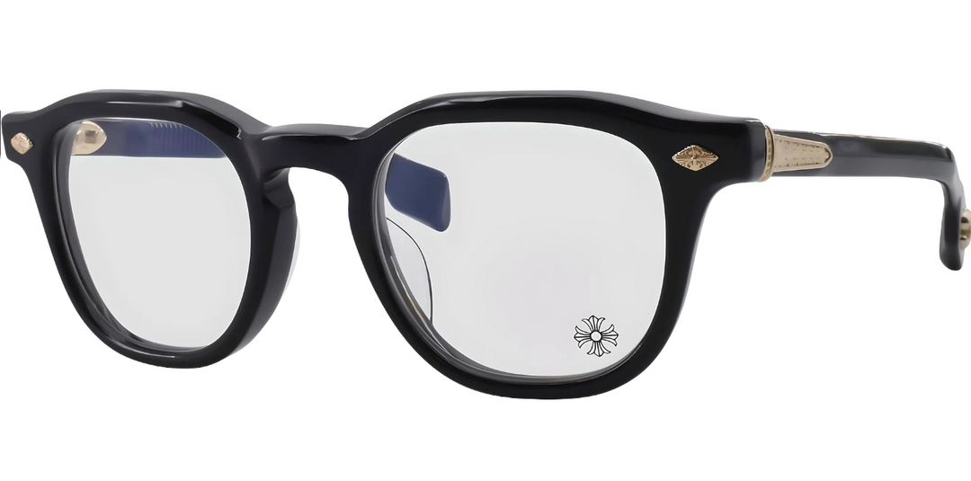 Chrome Hearts 'Black/Gold' Chirp Chirp Frames Glasses