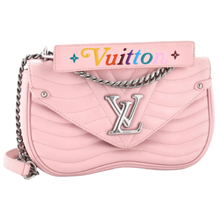 Louis Vuitton 'New Wave Chain' Pink Quilted Leather MM Bag