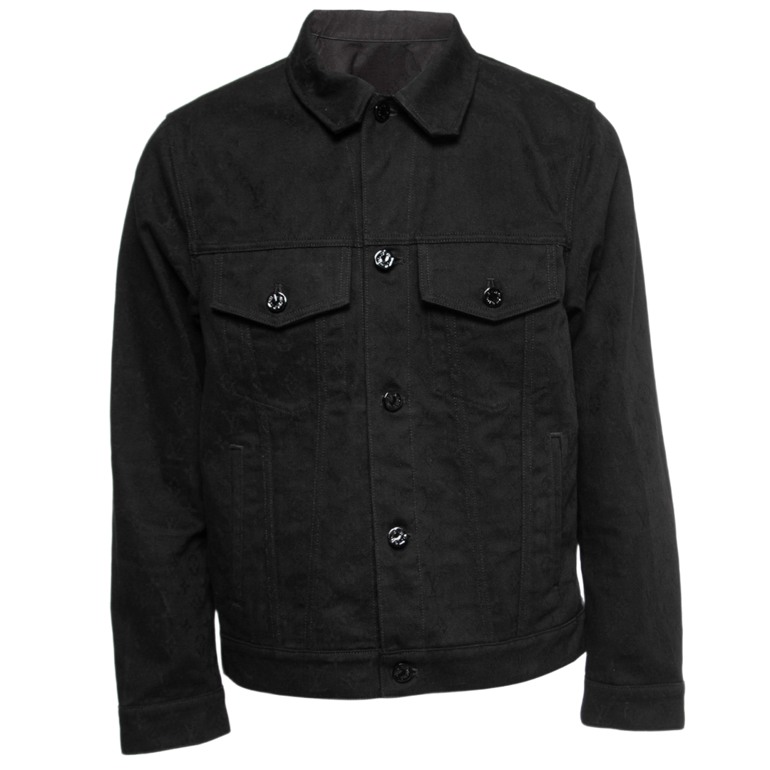 Louis Vuitton 'Black' Monogram Denim Jacket