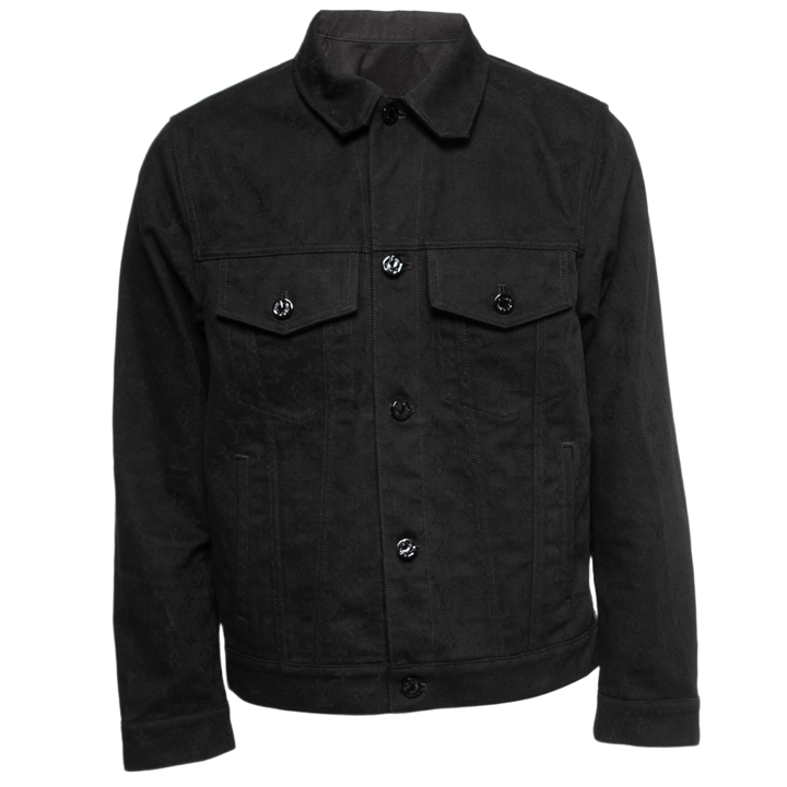 Louis Vuitton 'Black' Monogram Denim Jacket