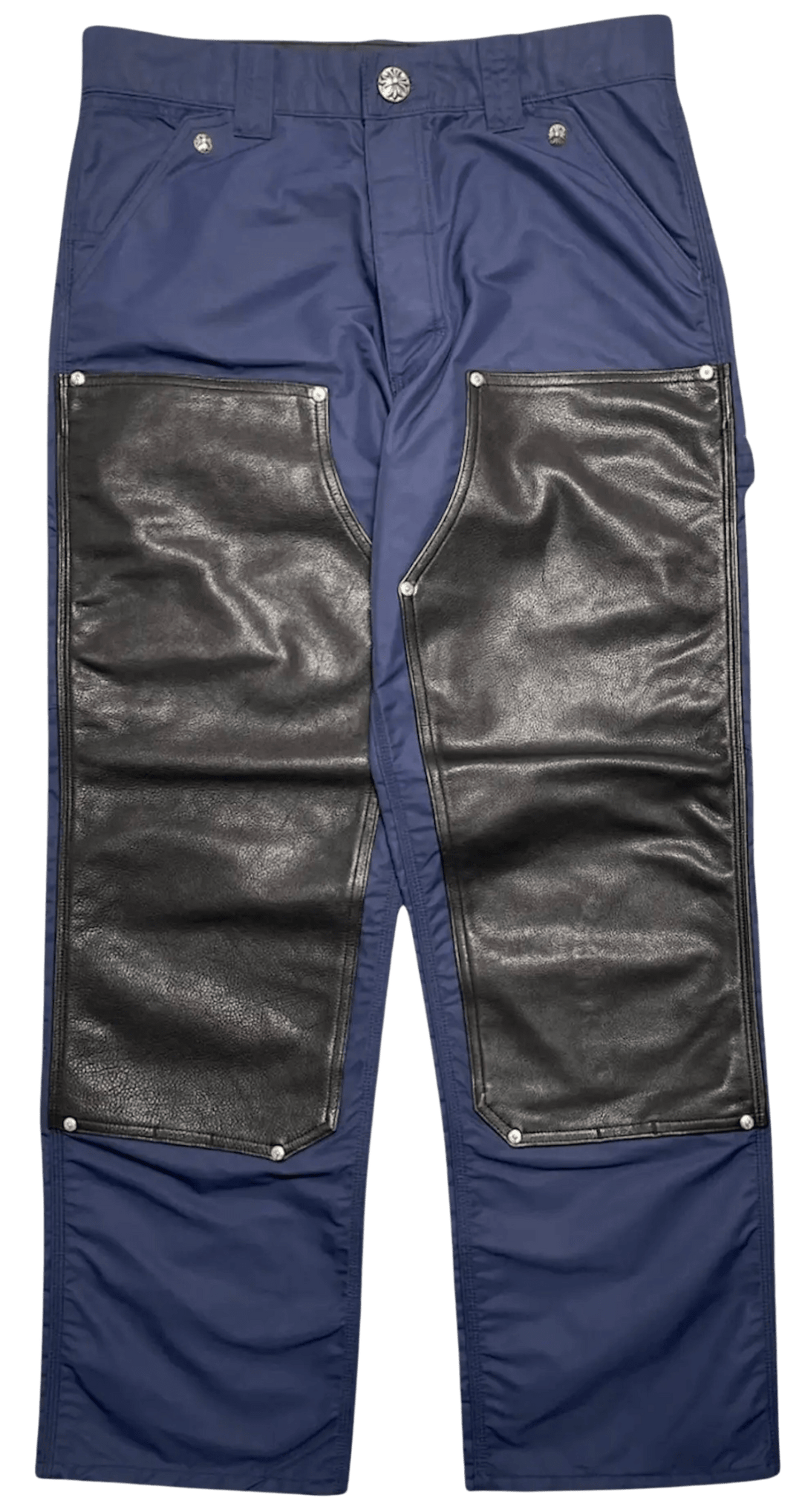 Chrome Hearts 'Navy' Double Knee Nylon Pants