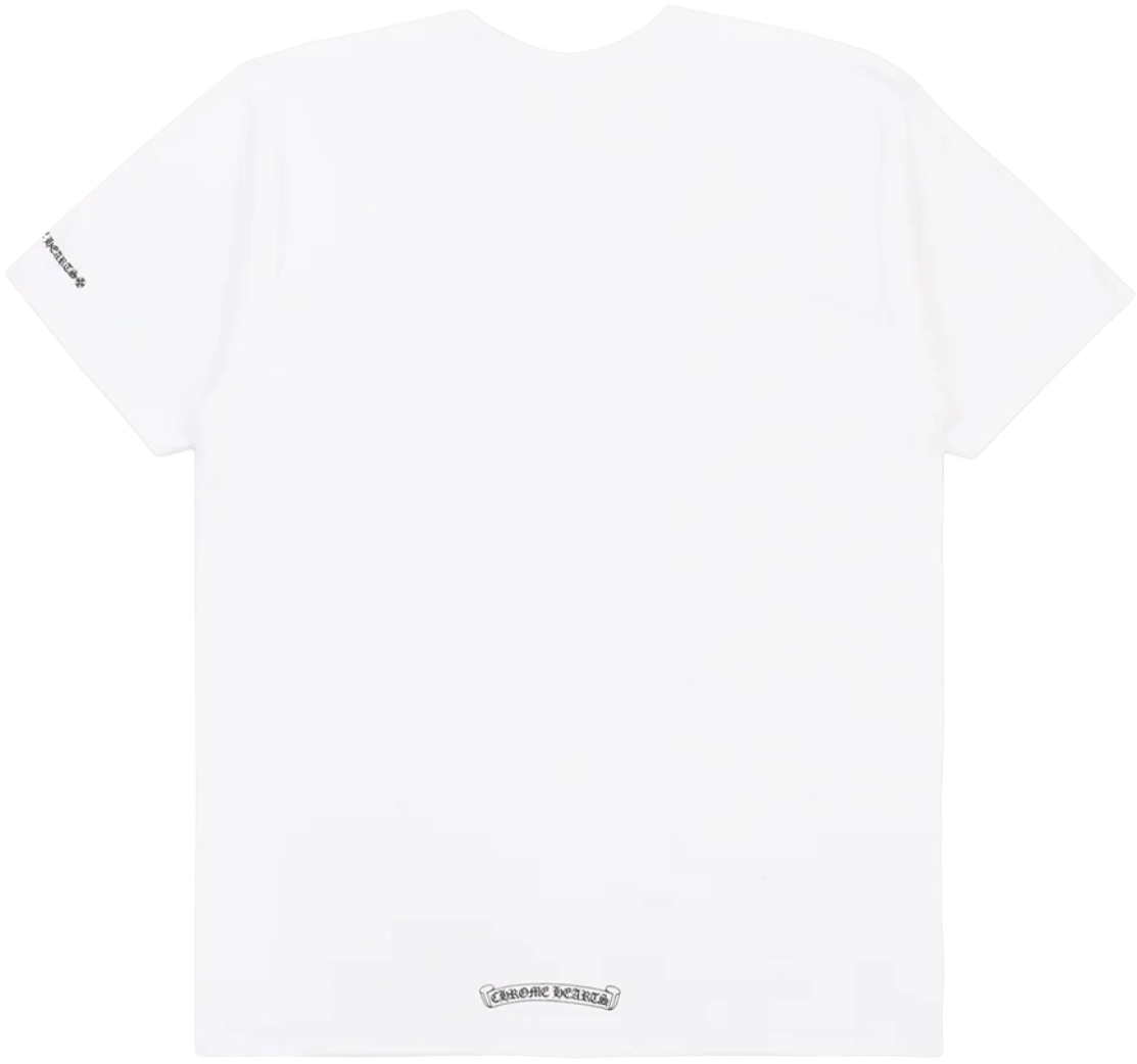 Chrome Hearts 'Love You' Collar Logo White Tee