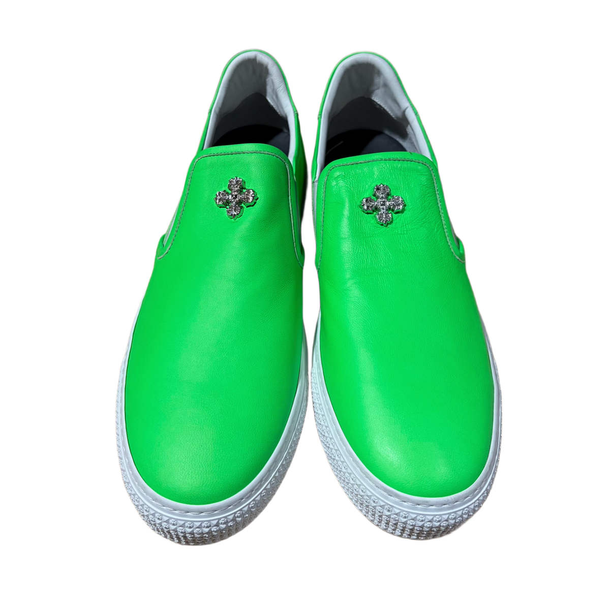 Chrome Hearts 'Green' Filagree Slip-On
