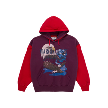 Supreme MM6 Maison Margiela Eagle Zip Up Hooded Sweatshirt Red