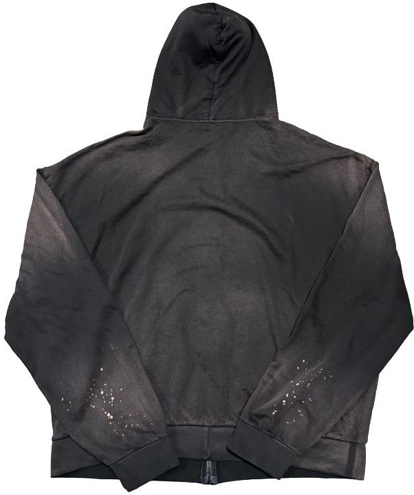 Bossi 'Bronze Skull' Rhinestone Zip-Up Hoodie