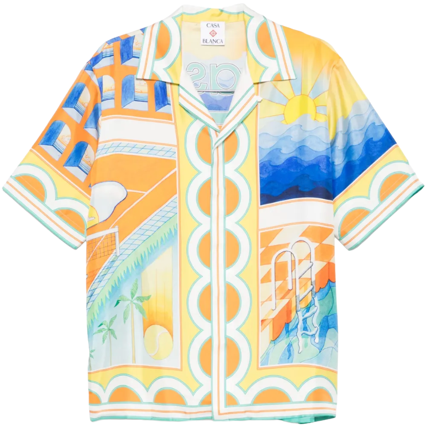 Casablanca 'Surreal' Pool Shirt