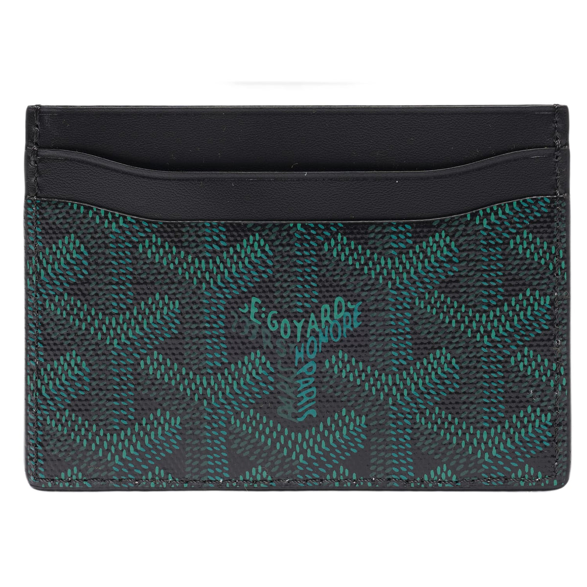 Goyard 'Vert Persistant' St Sulpice Card Holder