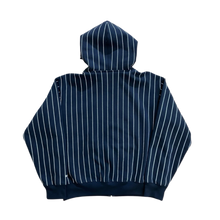 Supreme Devil S Logo Zip Up Hooded Sweatshirt Stripe