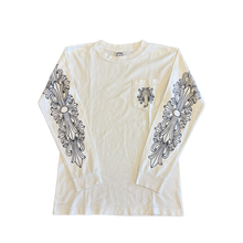 Chrome Hearts Vintage White 'Floral Dagger' Longsleeve 