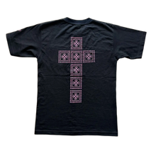 Chrome Hearts 'Black' Pink Plus Cross Vintage Tee
