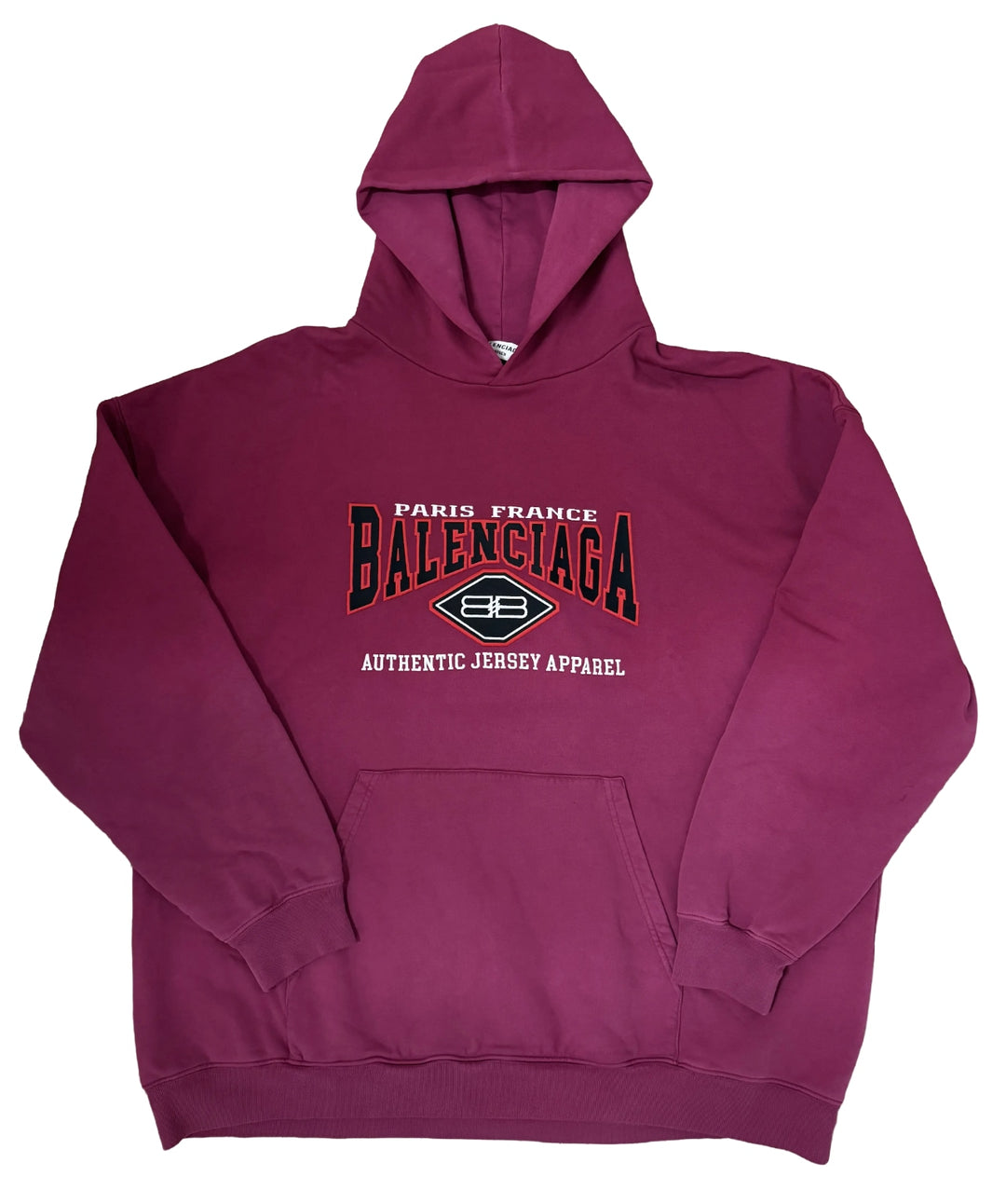 Balenciaga 'Authentic Jersey' Purple Hoodie