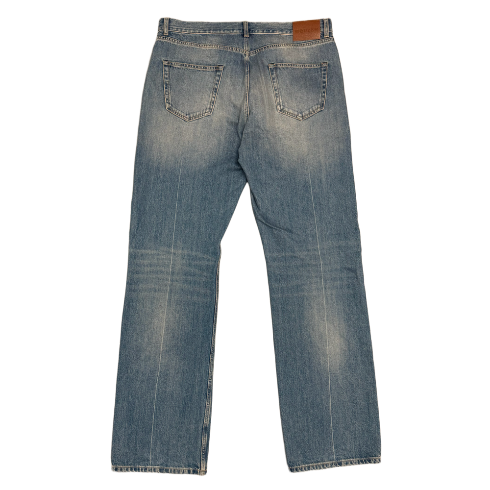 Alexander McQueen 'Blue Wash' Straight Leg Jeans