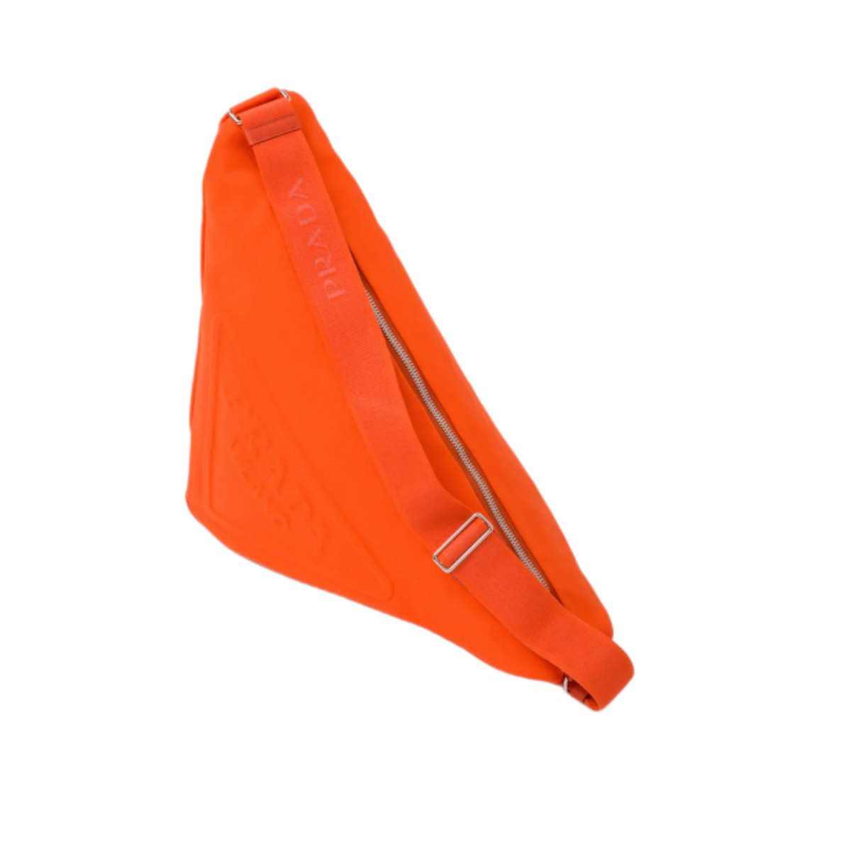 Prada 'Orange' Triangle Shoulder Bag