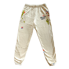 Gallery Dept Beige Paint Splatter Sweatpants