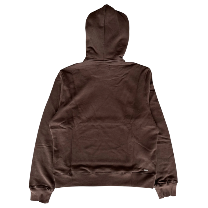 Amiri 'MA Bar Logo' Brown Hoodie