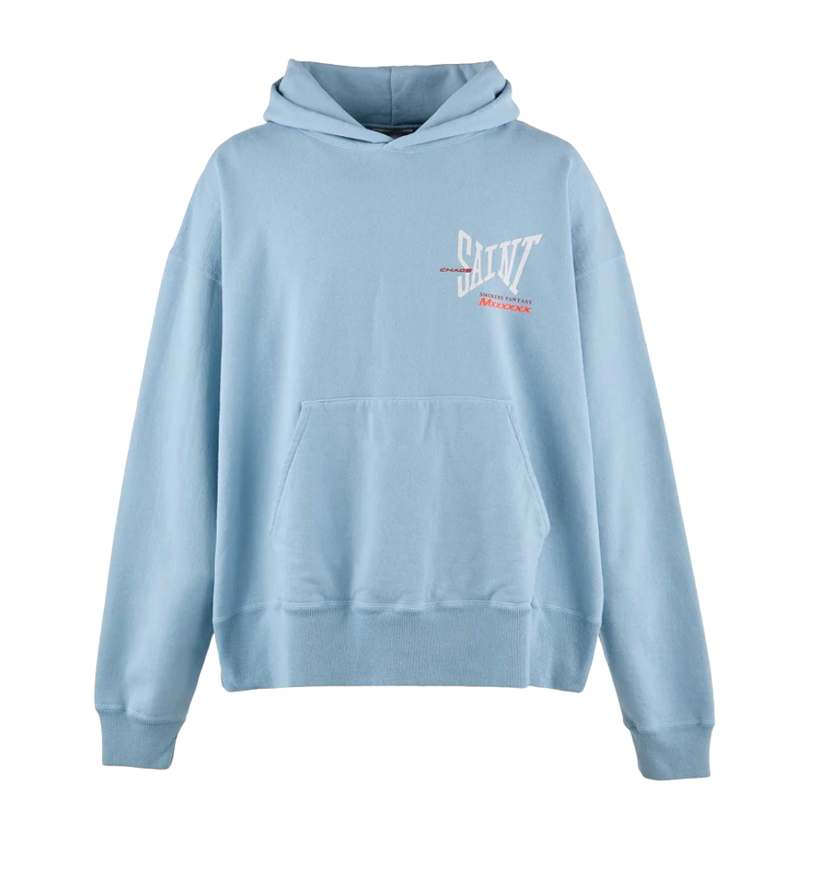 Saint Michael 'Smokers Fantasy' Blue Hoodie