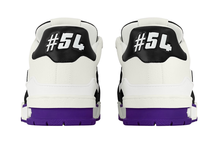 Louis Vuitton LV Trainer 'White/Black/Purple'