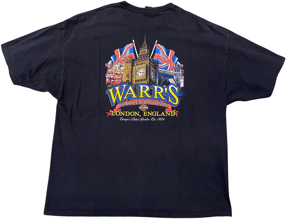 Harley Davidson 'Feel the Heat London, England' Vintage 1998s Longsleeve