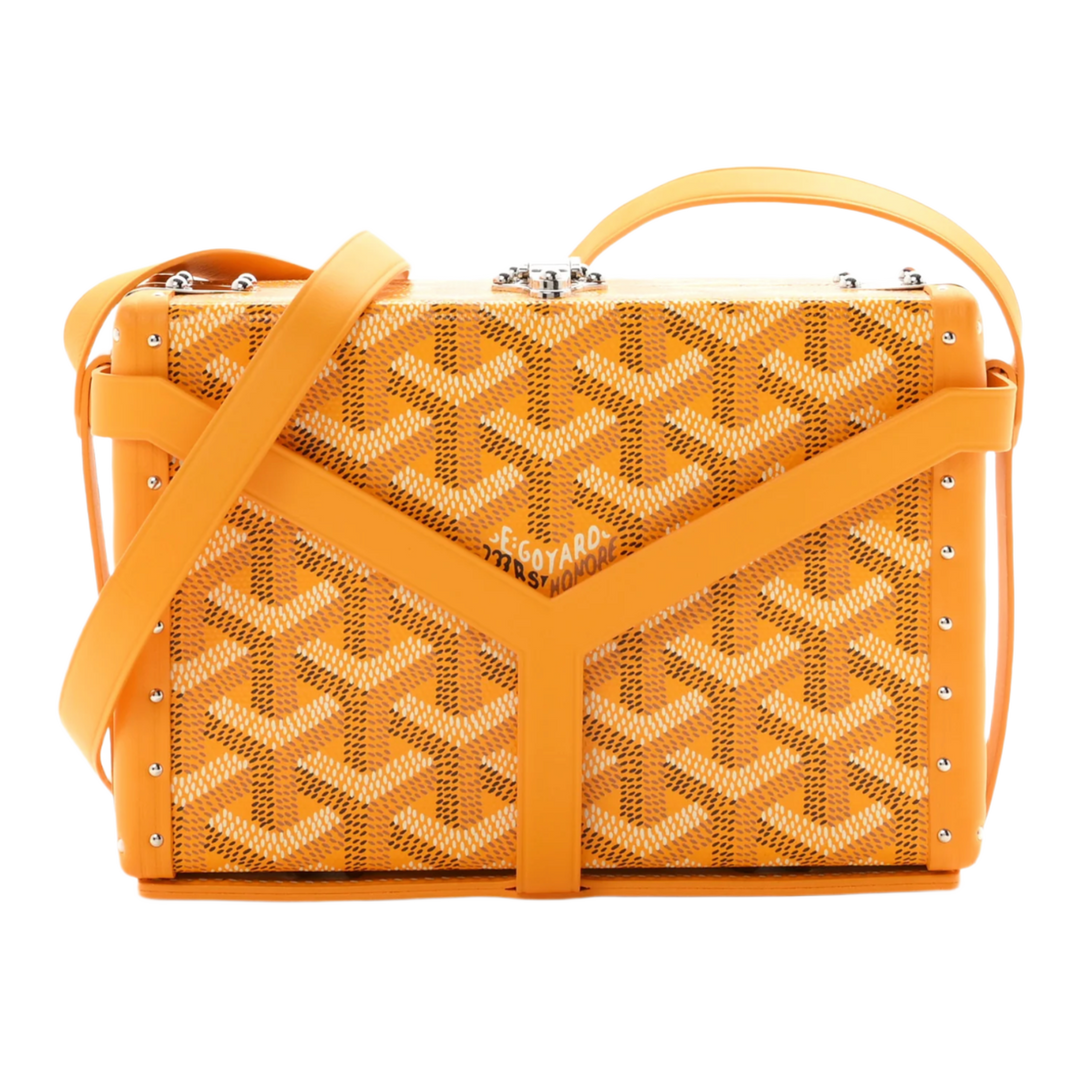 Goyard 'Yellow' Minaudiere Trunk Bag 