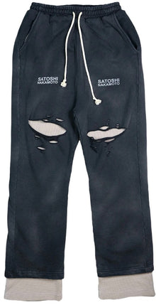 Satoshi Nakamoto 'Holy Ghost' Layered Sweatpants