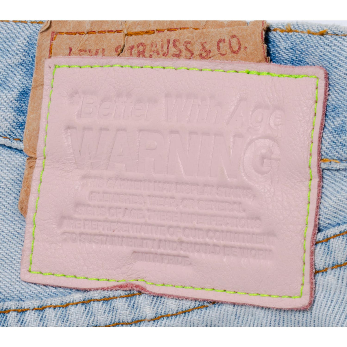 Better With Age 'Blue' Bernard Wide Jeans