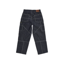 Supreme Contrast Stitch Double Knee Painter Jean Rigid Indigo