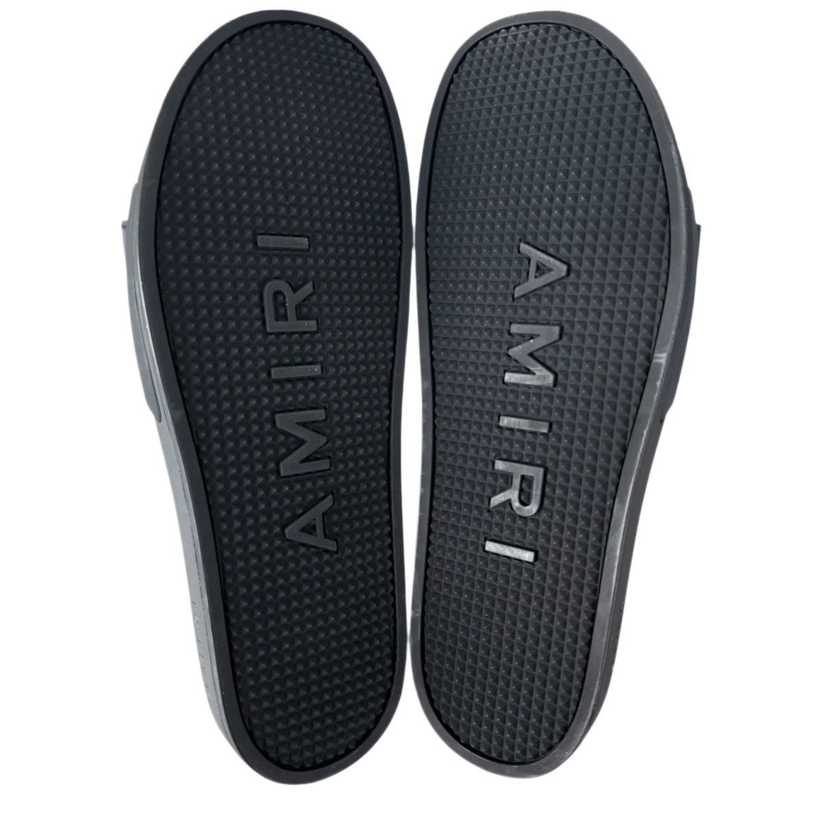 Amiri 'Logo Black' Pool Slide