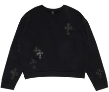 Chrome Hearts Ponyhair Multicross Black Crewneck