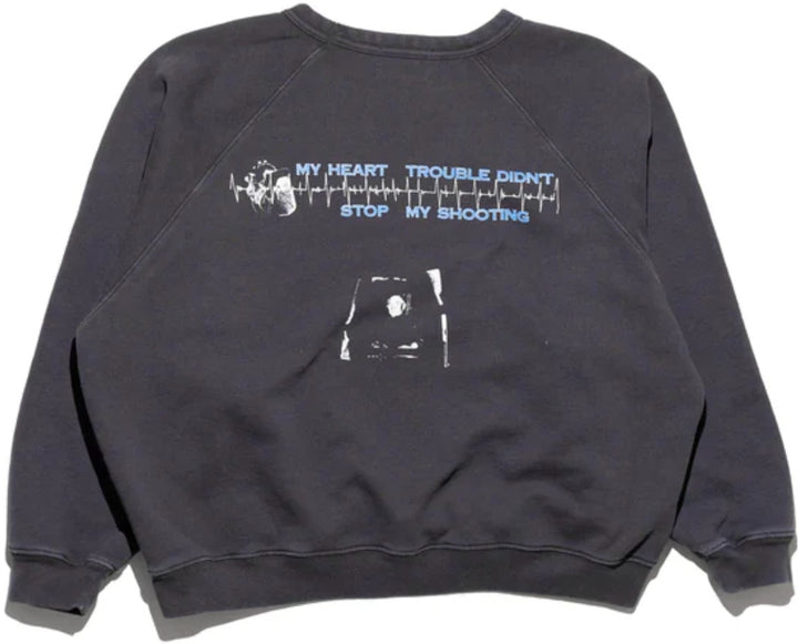 Enfants Riches Déprimés 'Sex-Related Crimes' Faded Black Raglan Crewneck