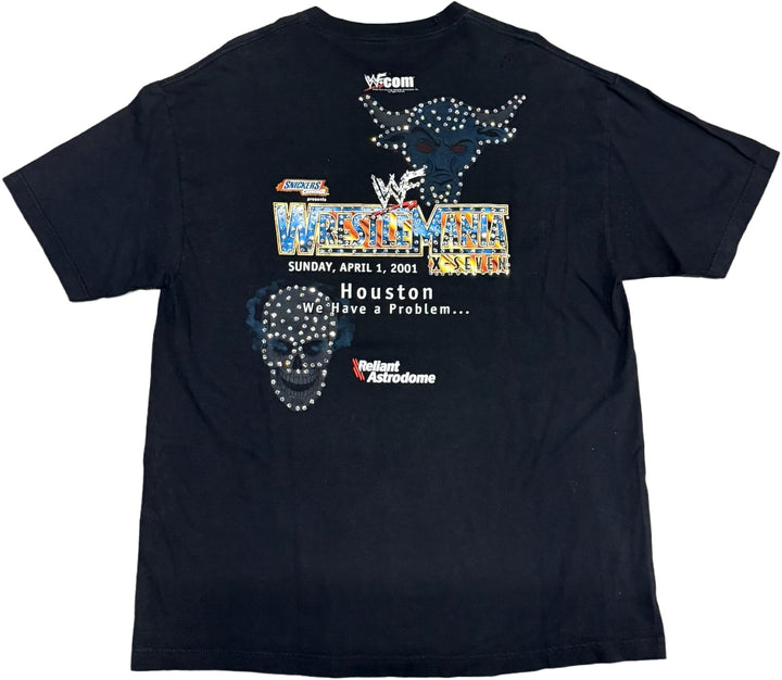 Wrestle Mania 'X-Seven' Rhinestone Vintage Tee