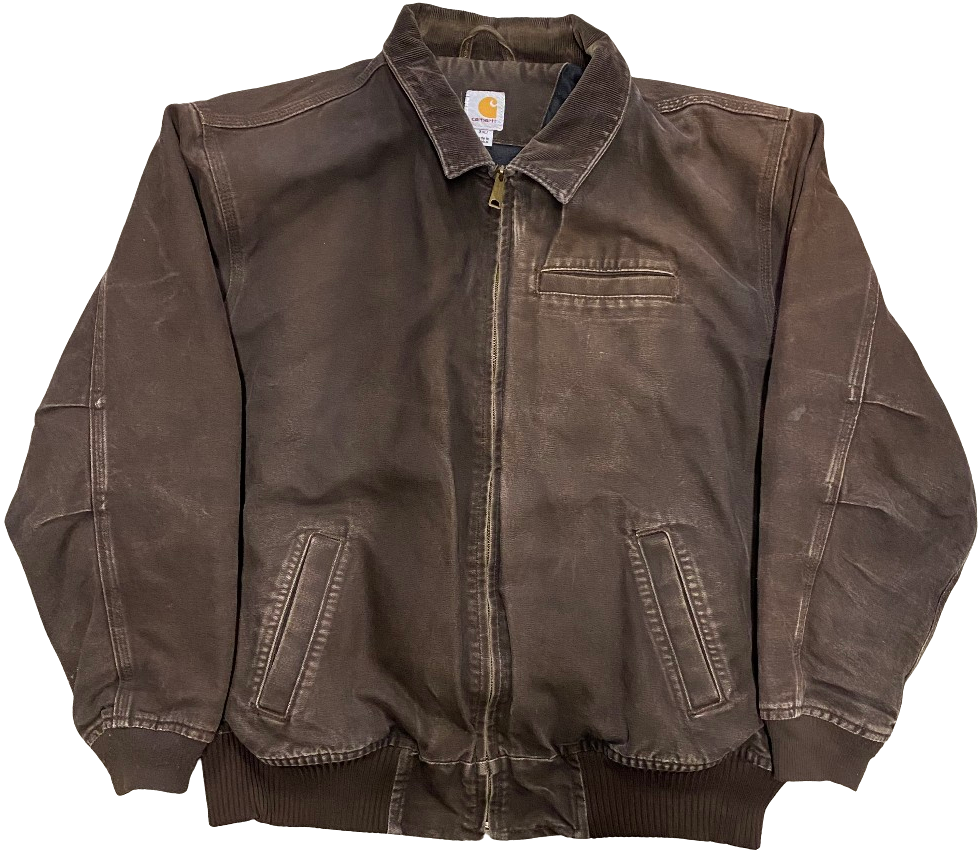 Carhartt 'Duck Brown' Bomber Jacket
