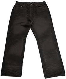 Bossi 'Black' Leather Look Jeans