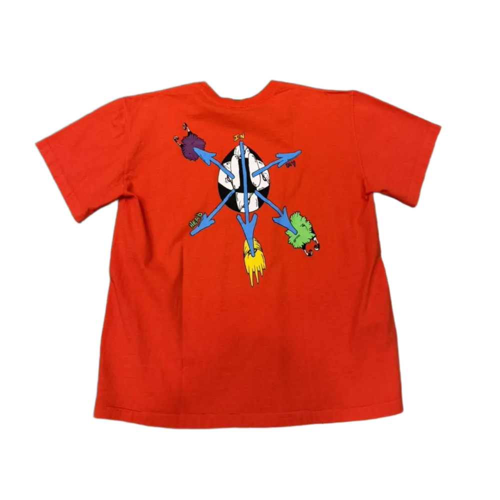 Matty Boy Anti-Promo 'In My Head' Orange/Red Tee