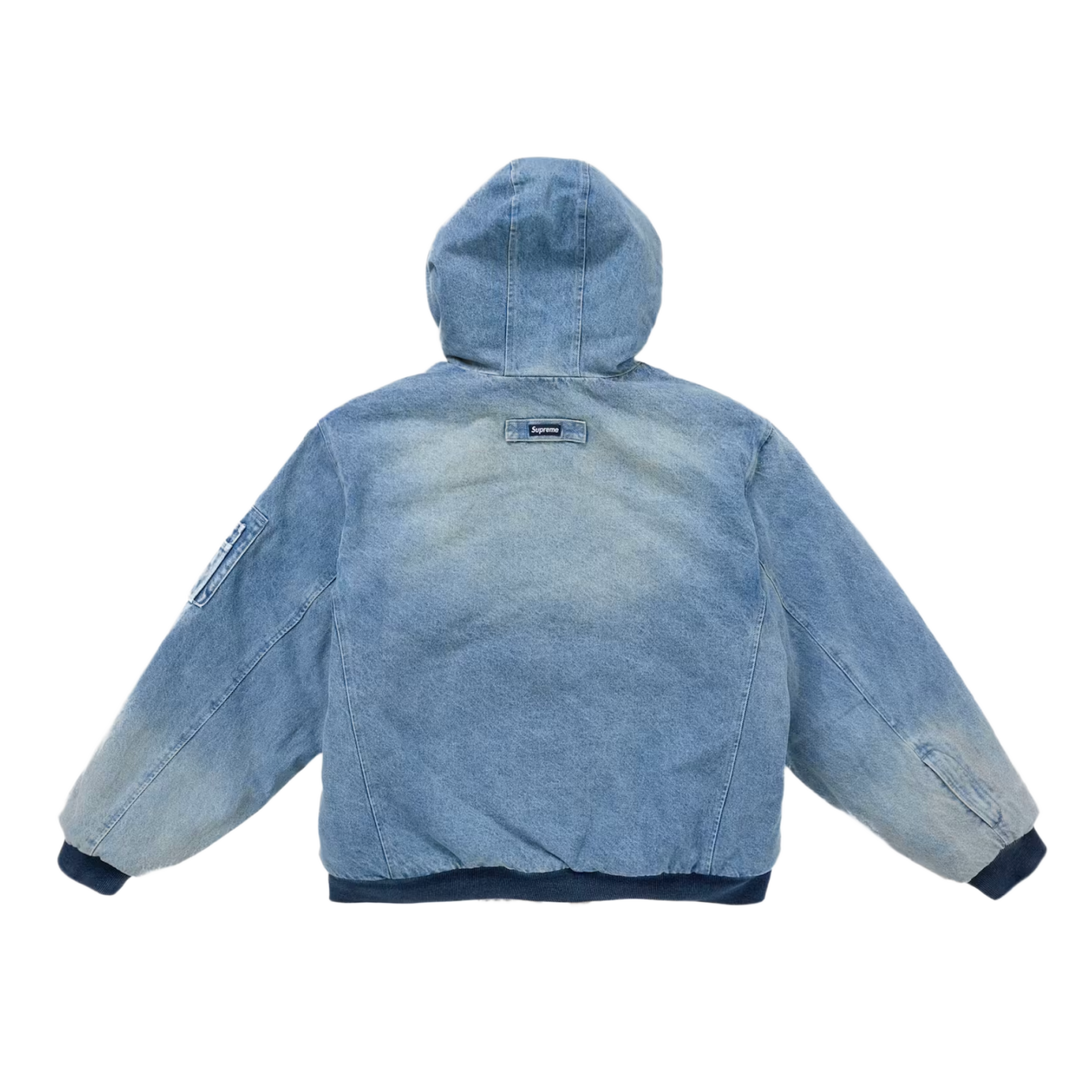 Supreme 'Faux Fur' Reversible Denim Work Jacket