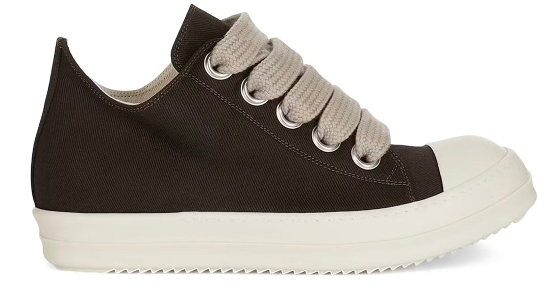 Rick Owens DRKSHDW 'Dark Dust' Canvas Jumbo Lace Low Sneakers