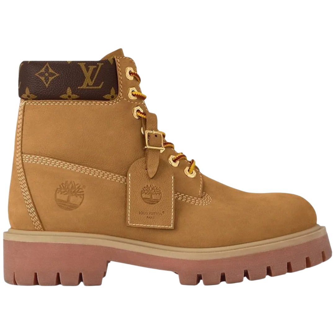 Louis Vuitton x Timberland 'Monogram' Wheat Boots