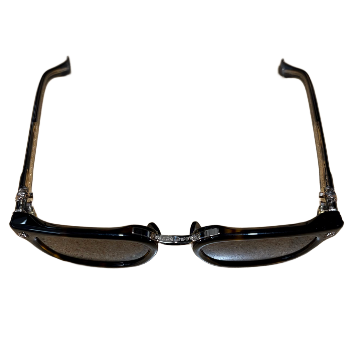 Chrome Hearts 'Gigandick' 22k Gold Turtle Sunglasses