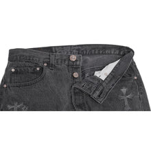 Chrome Hearts 'Black' 15 Patch Black Jeans